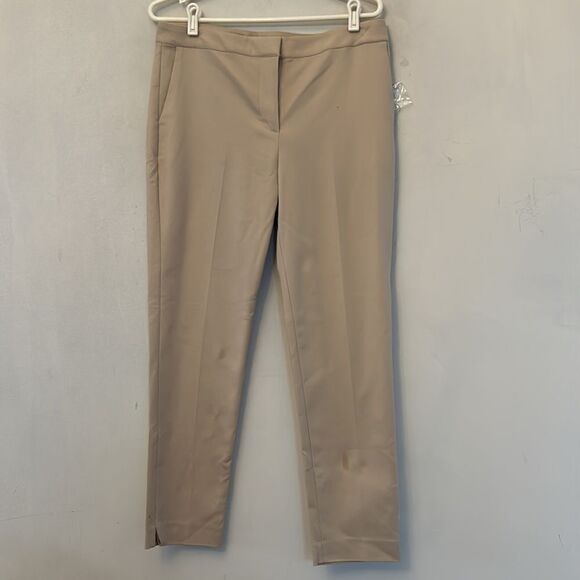 Vince Camuto khaki dress pants with slit ankles Size 8 NWT - Picture 2 of 8